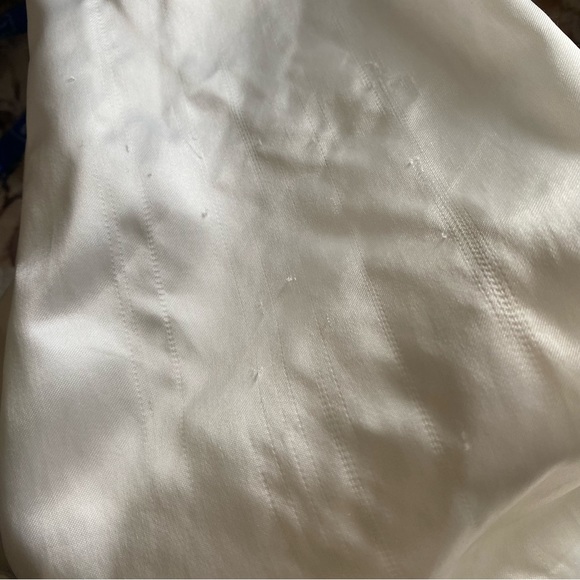 Vtg Kids 16 or Ladies Small White satin bomber Jacket Disney Mickey Minnie Mouse - Picture 10 of 12